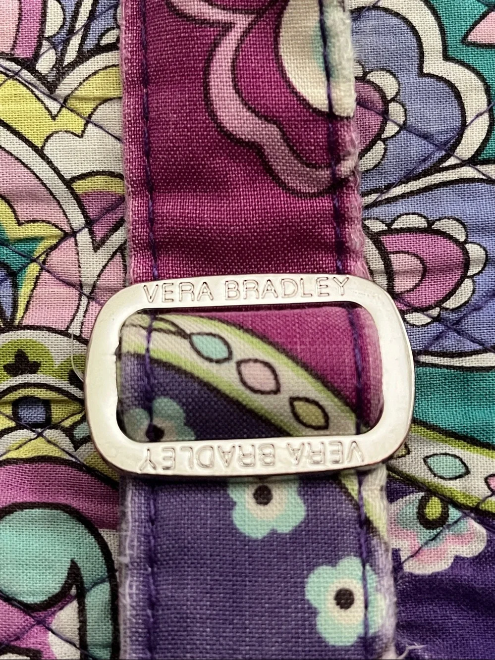 Vera Bradley compact quilted
